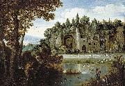 Marten Rijckaert Pastoral Landscape oil painting